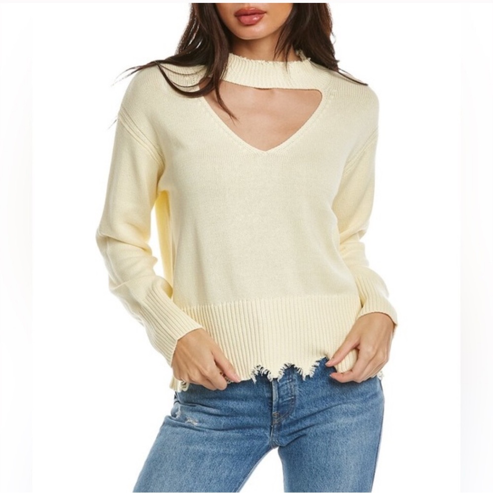 525 America Revolve Cut-Out Knit Sweater 
Size: XS NWT